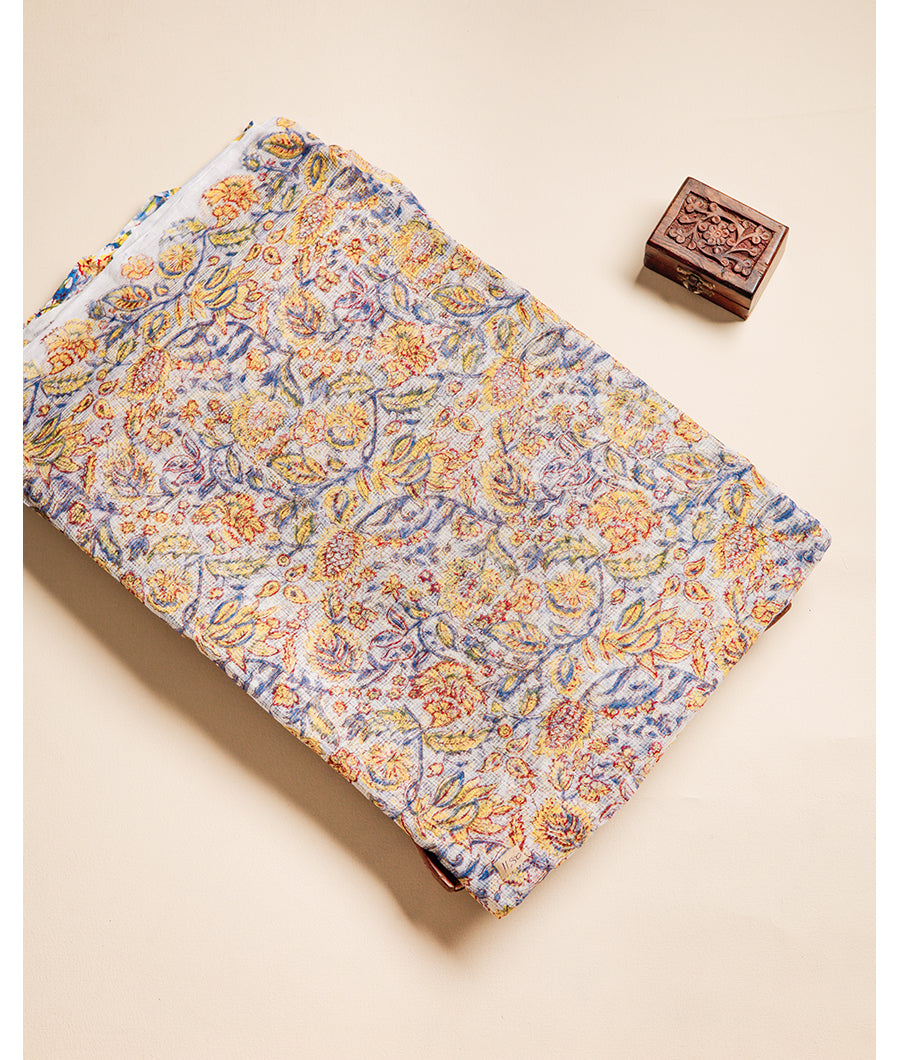 PURE KOTA HANDBLOCK PRINTED FABRIC