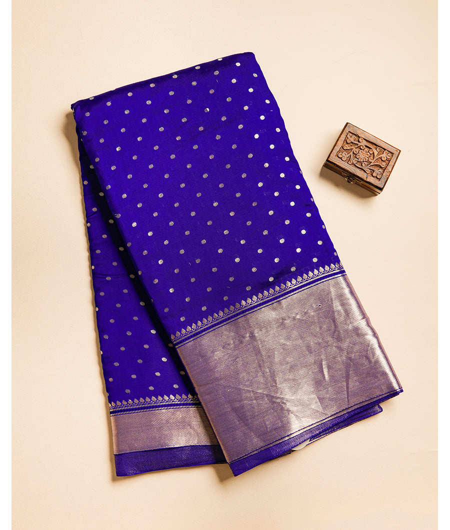 PURE DUPION SILK BORDER FABRIC