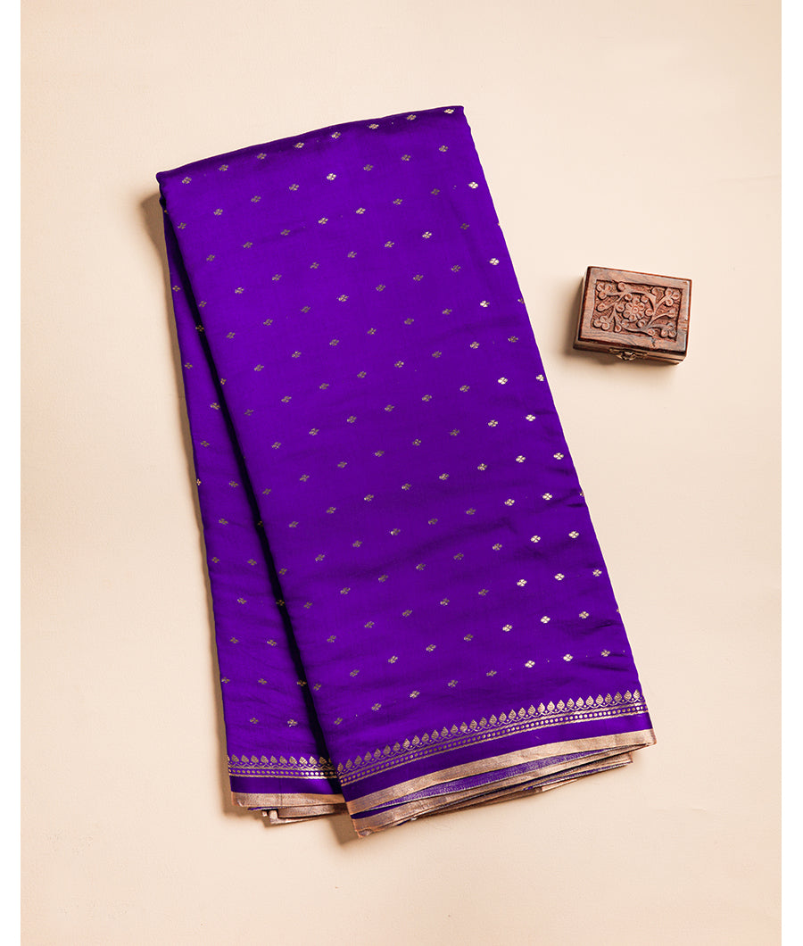 PURE DUPION SILK TEMPLE BORDER FABRIC