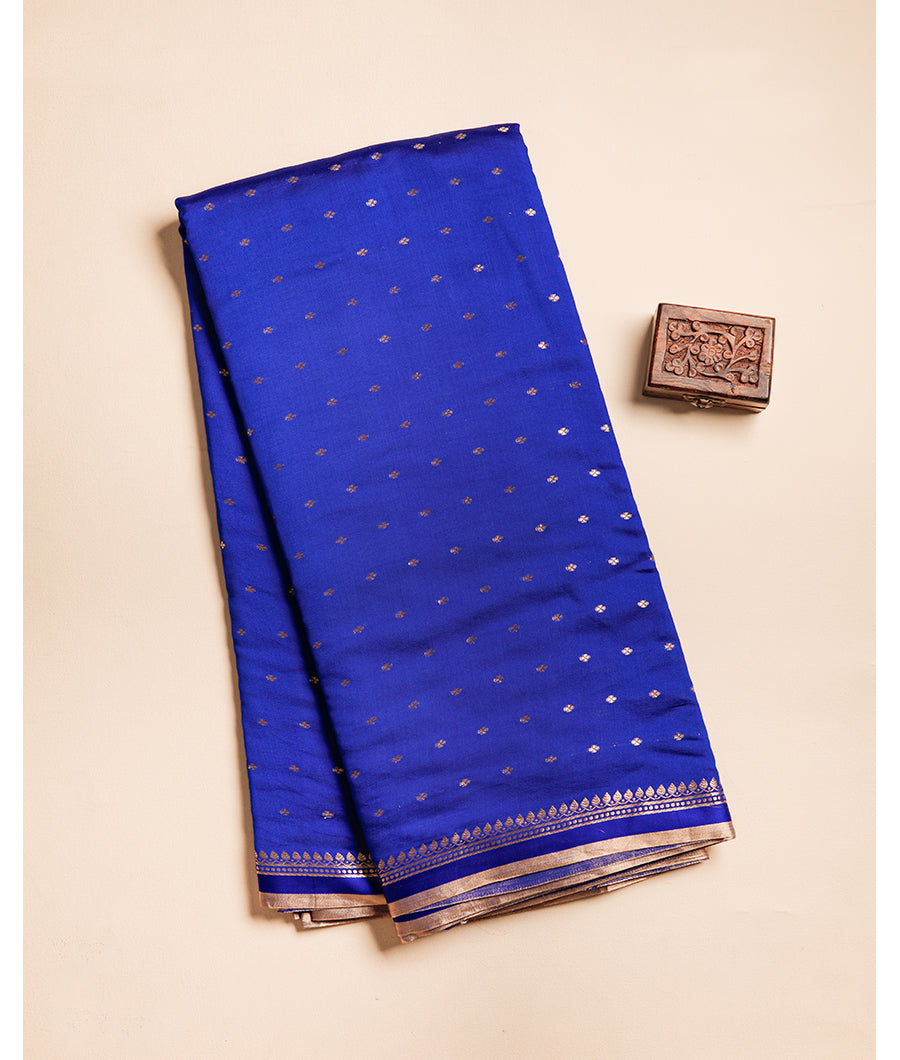 PURE DUPION SILK TEMPLE BORDER FABRIC