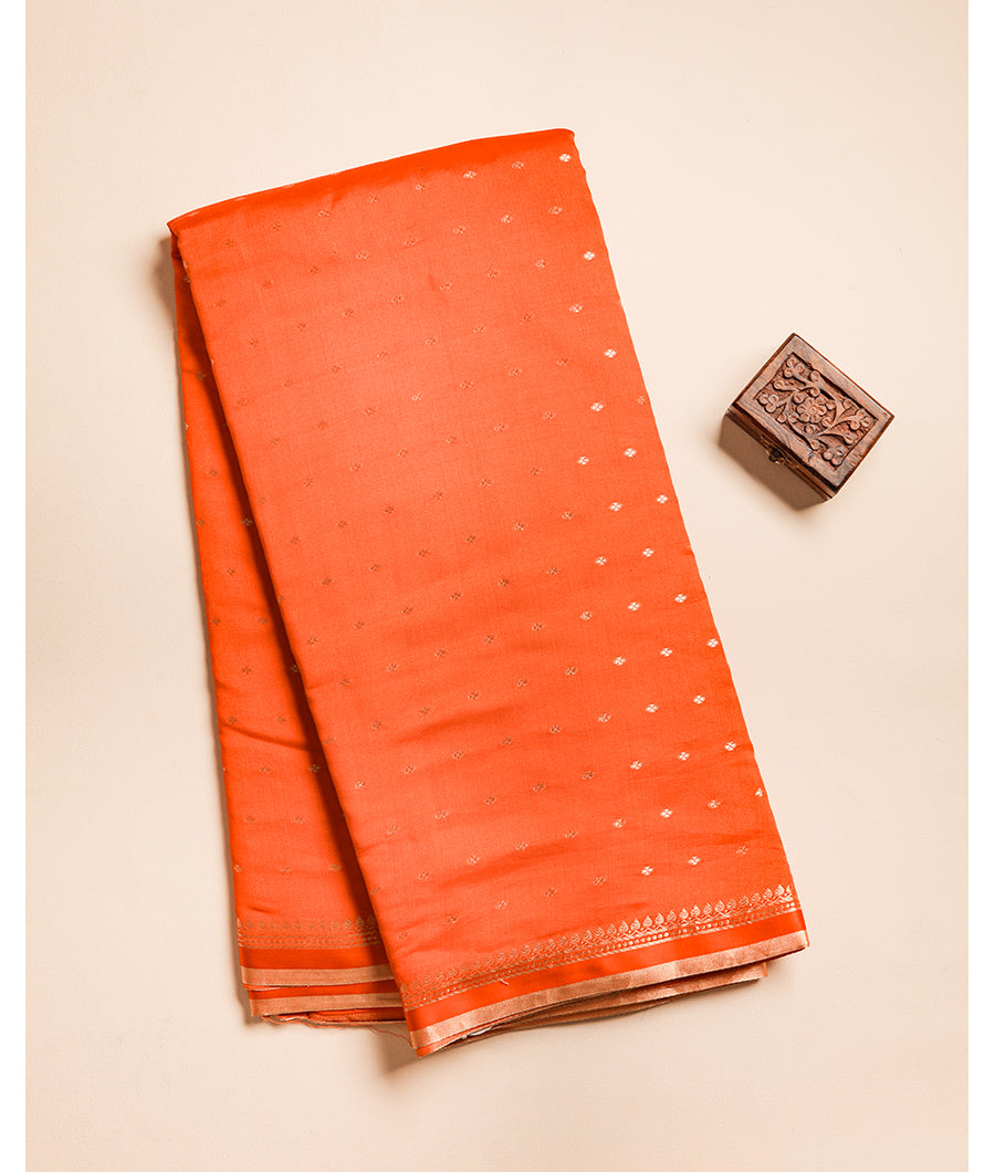 PURE DUPION SILK TEMPLE BORDER FABRIC