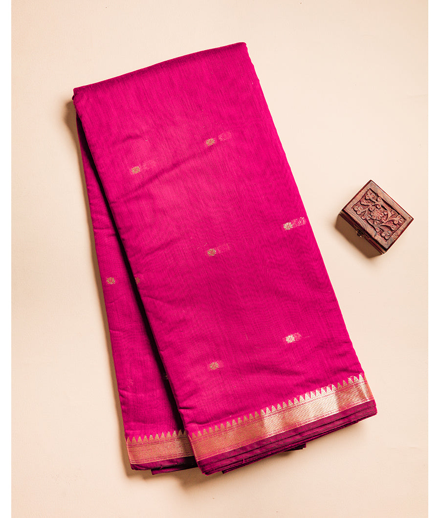 CHANDERI SILK BUTTA FABRIC