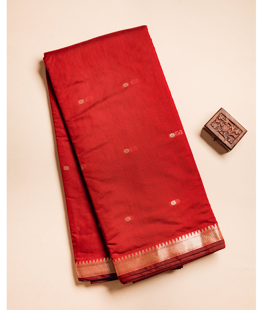 CHANDERI SILK BUTTA FABRIC