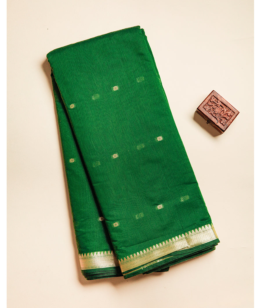 CHANDERI SILK BUTTA FABRIC