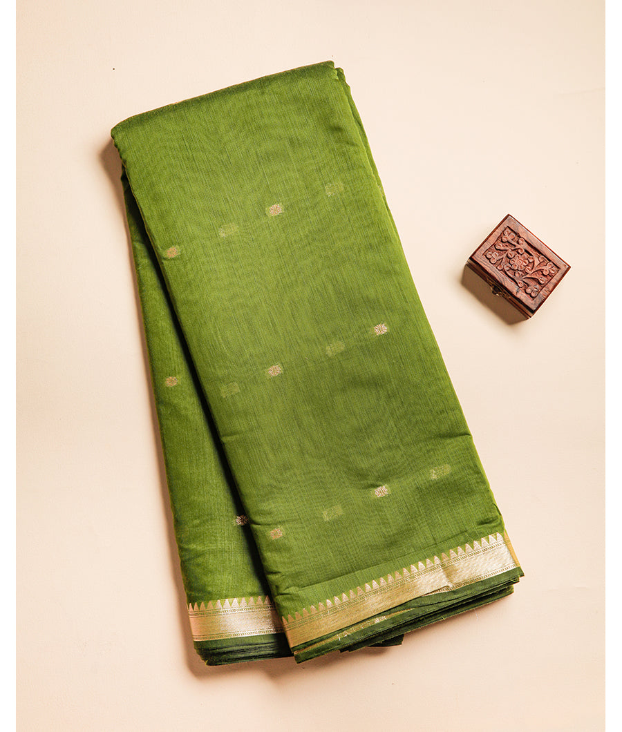 CHANDERI SILK BUTTA FABRIC