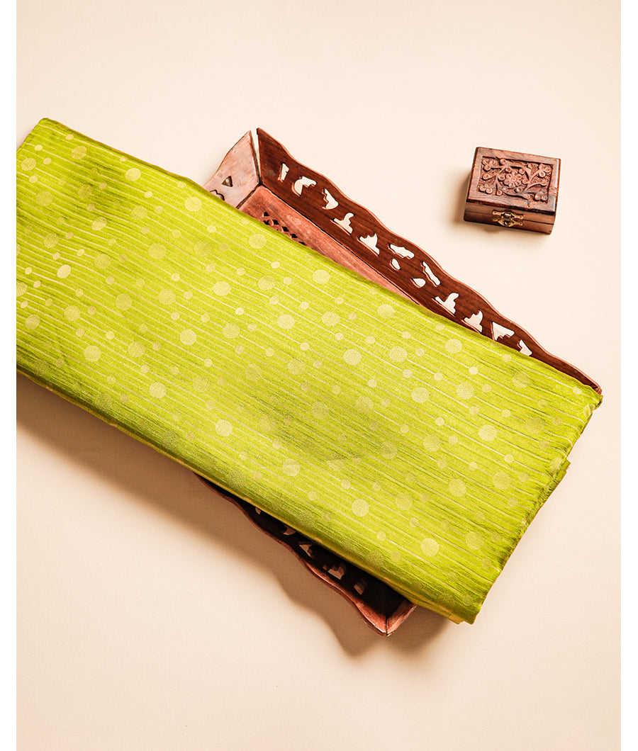 PURE HANDLOOM BANARASI DUPION SILK FABRIC