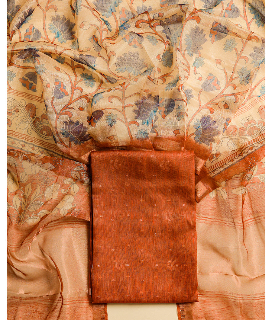 TISSUE CHANDERI SUIT SET