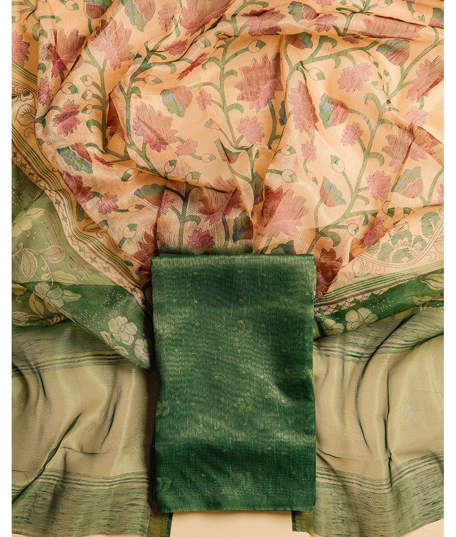 TISSUE CHANDERI SUIT SET