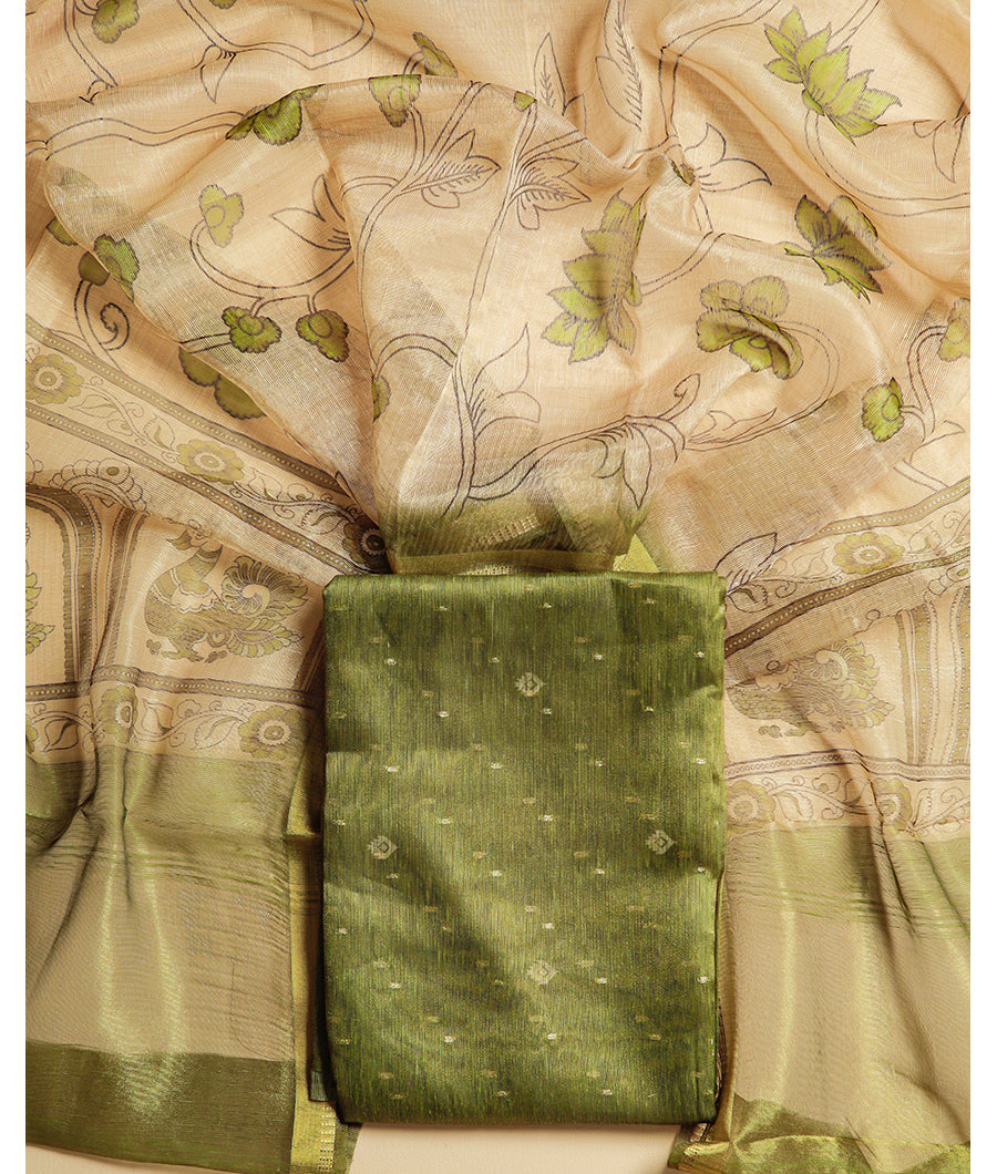 TISSUE CHANDERI SUIT SET