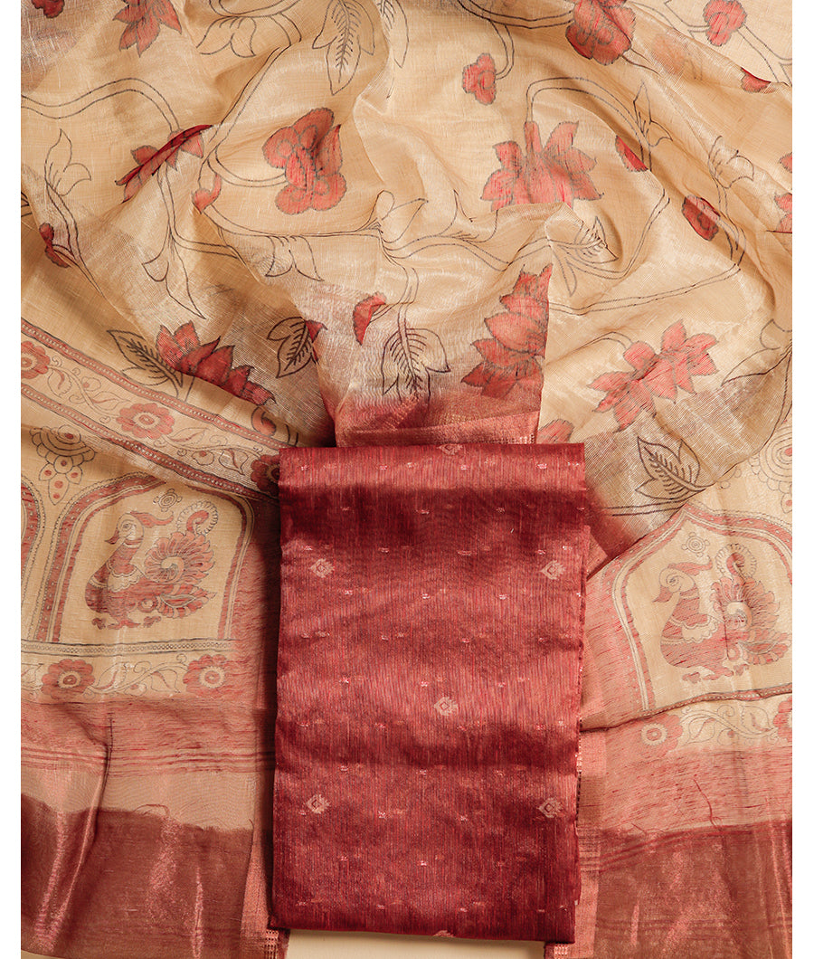 TISSUE CHANDERI SUIT SET