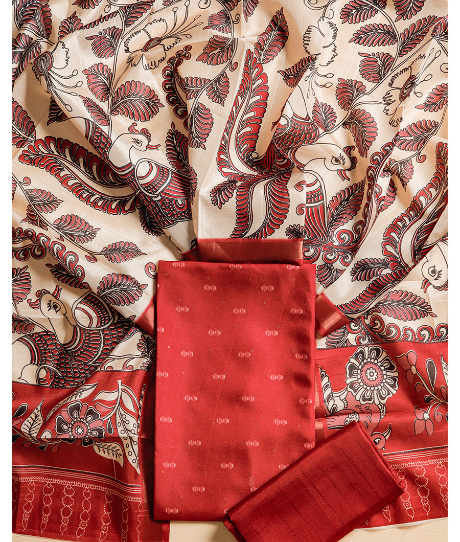 SEMI TUSSAR SUIT SET