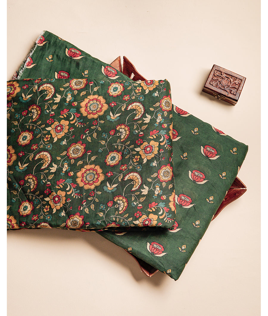 MALAI CHANDERI PRINTED FABRIC