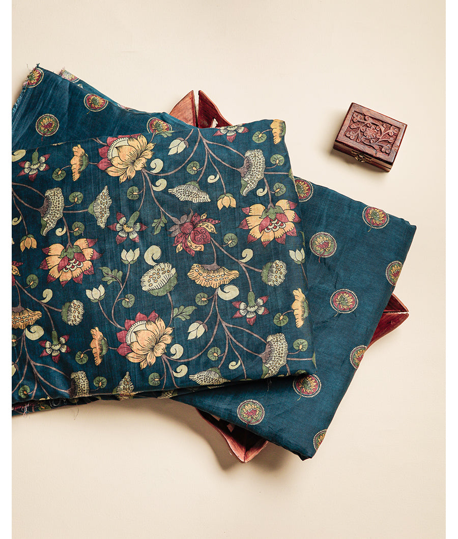MALAI CHANDERI PRINTED FABRIC