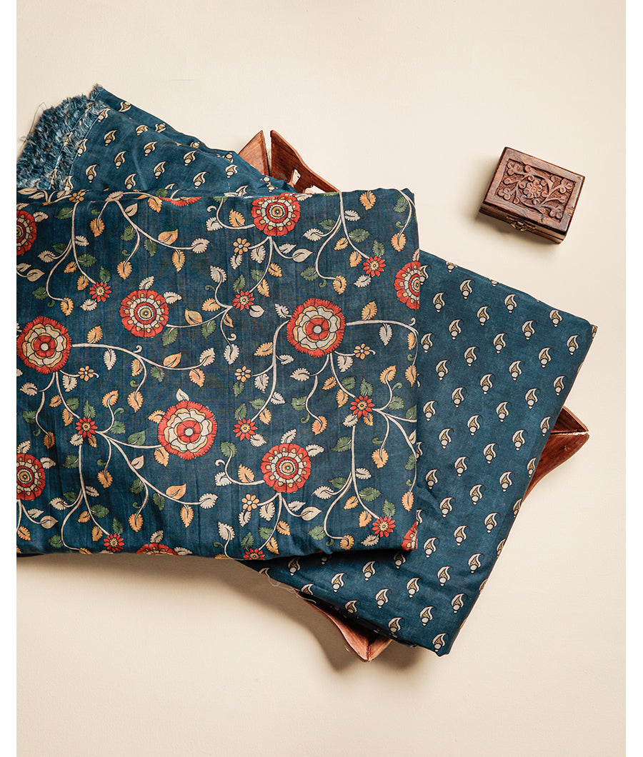 MALAI CHANDERI PRINTED FABRIC