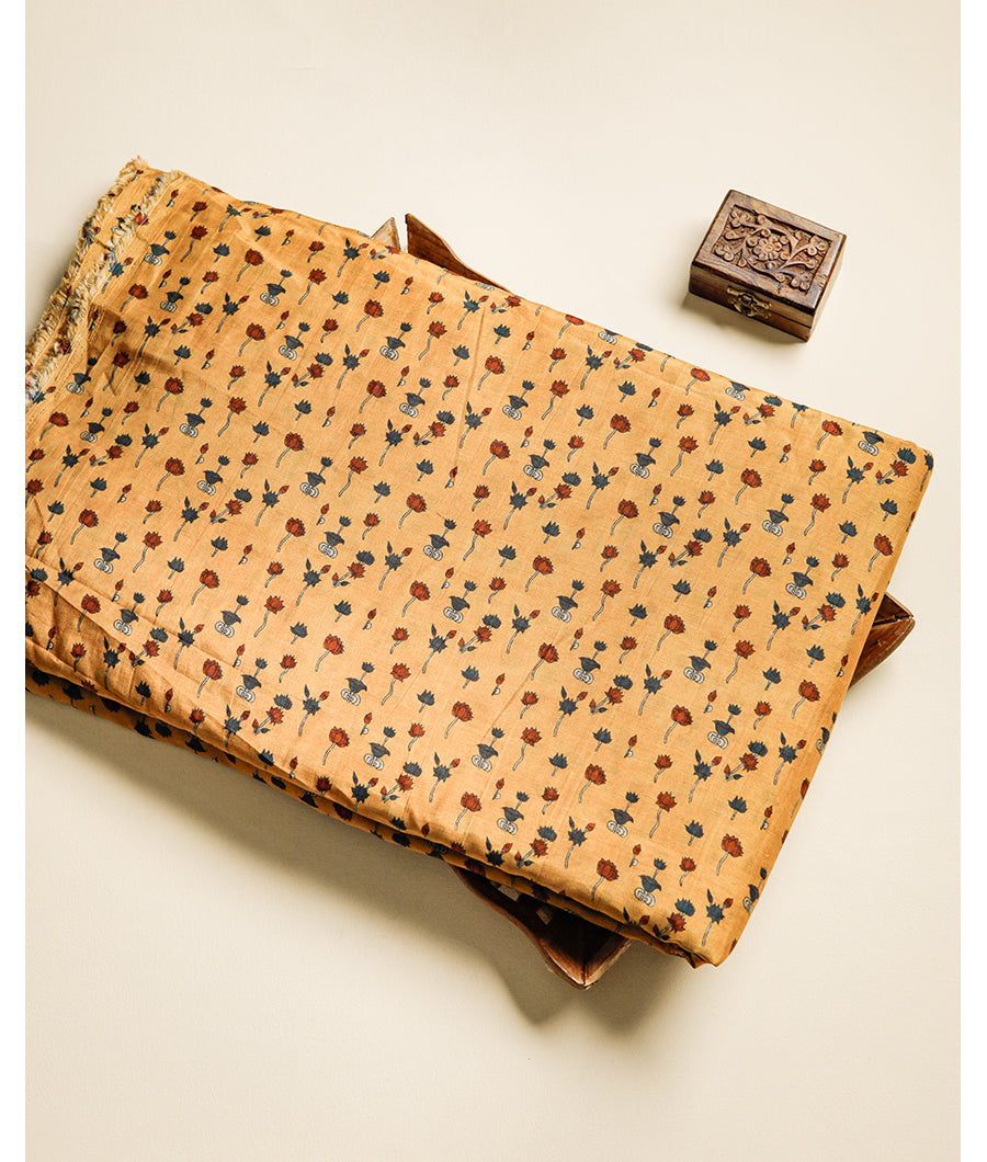 MALAI CHANDERI PRINTED FABRIC