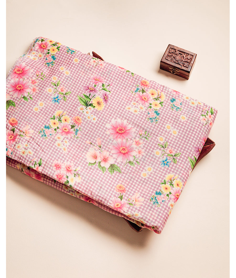 MALAI CHANDERI PRINTED FABRIC