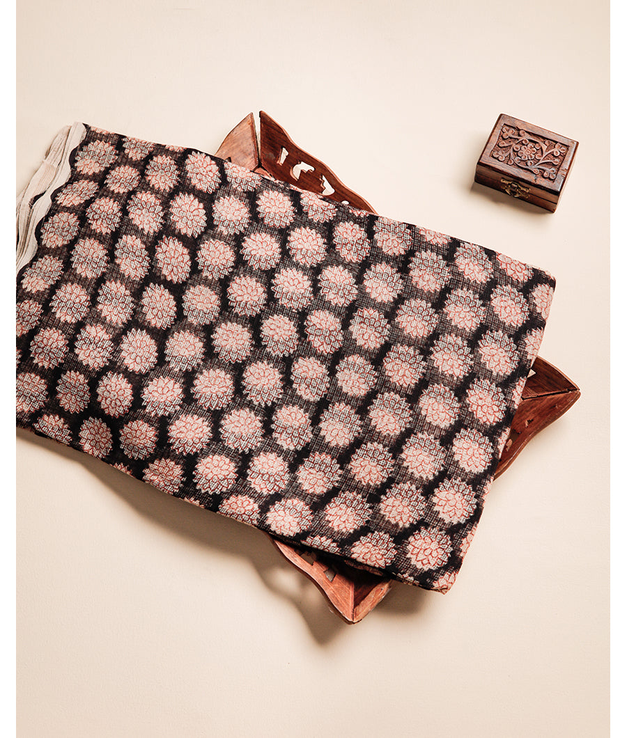 PURE COTTON KOTA HANDBLOCK PRINTED FABRIC