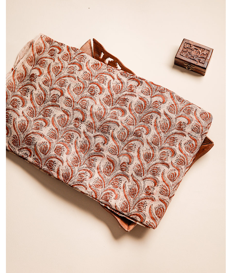 PURE COTTON KOTA HANDBLOCK PRINTED FABRIC