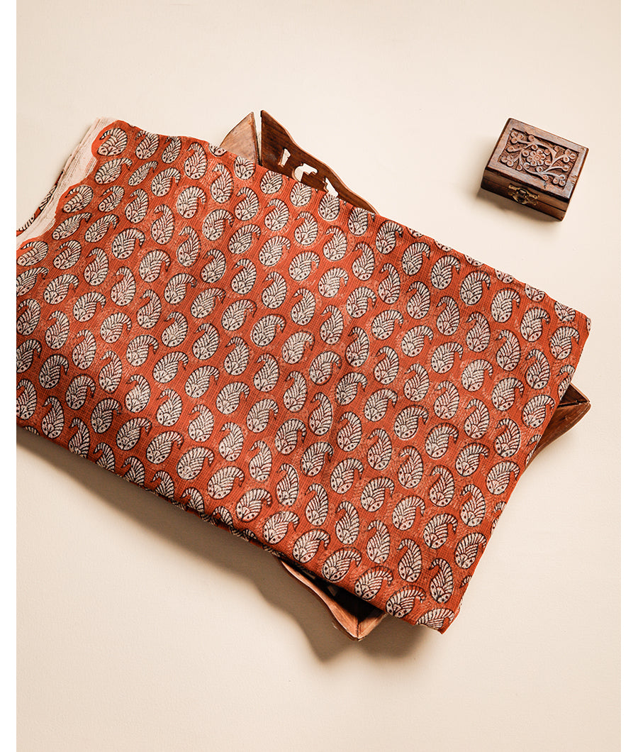 PURE COTTON KOTA HANDBLOCK PRINTED FABRIC
