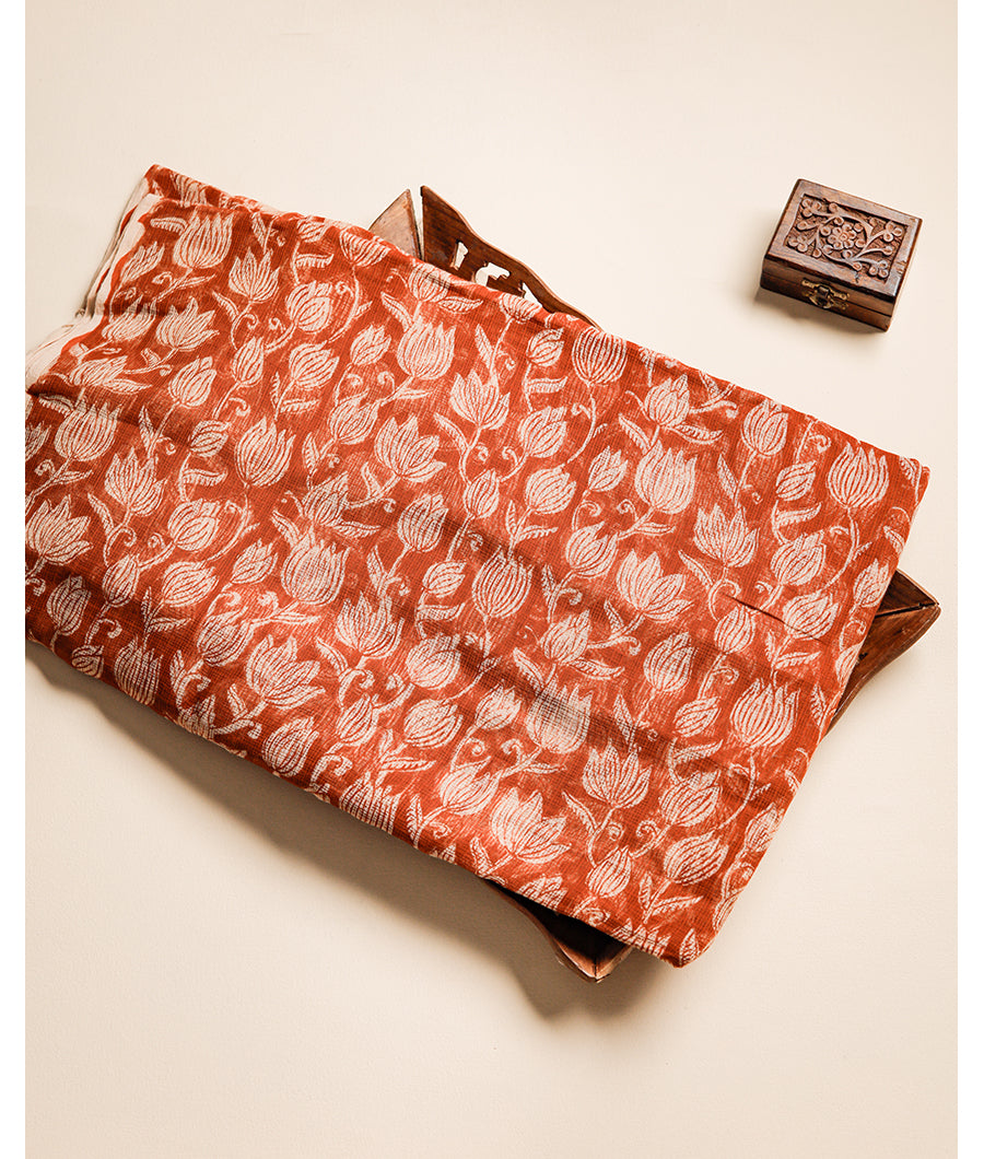 PURE COTTON KOTA HANDBLOCK PRINTED FABRIC
