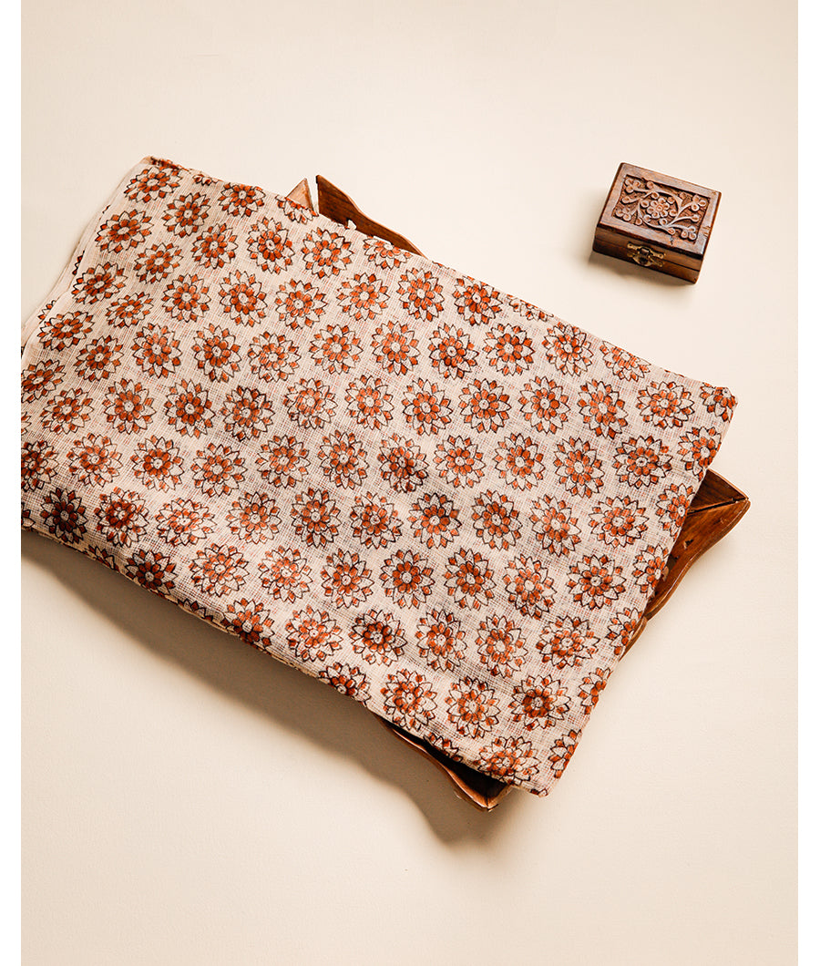 PURE COTTON KOTA HANDBLOCK PRINTED FABRIC