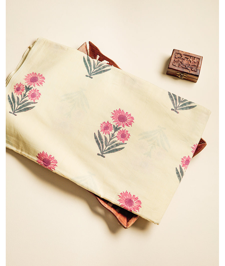 COTTON HANDBLOCK PRINTED FABRIC