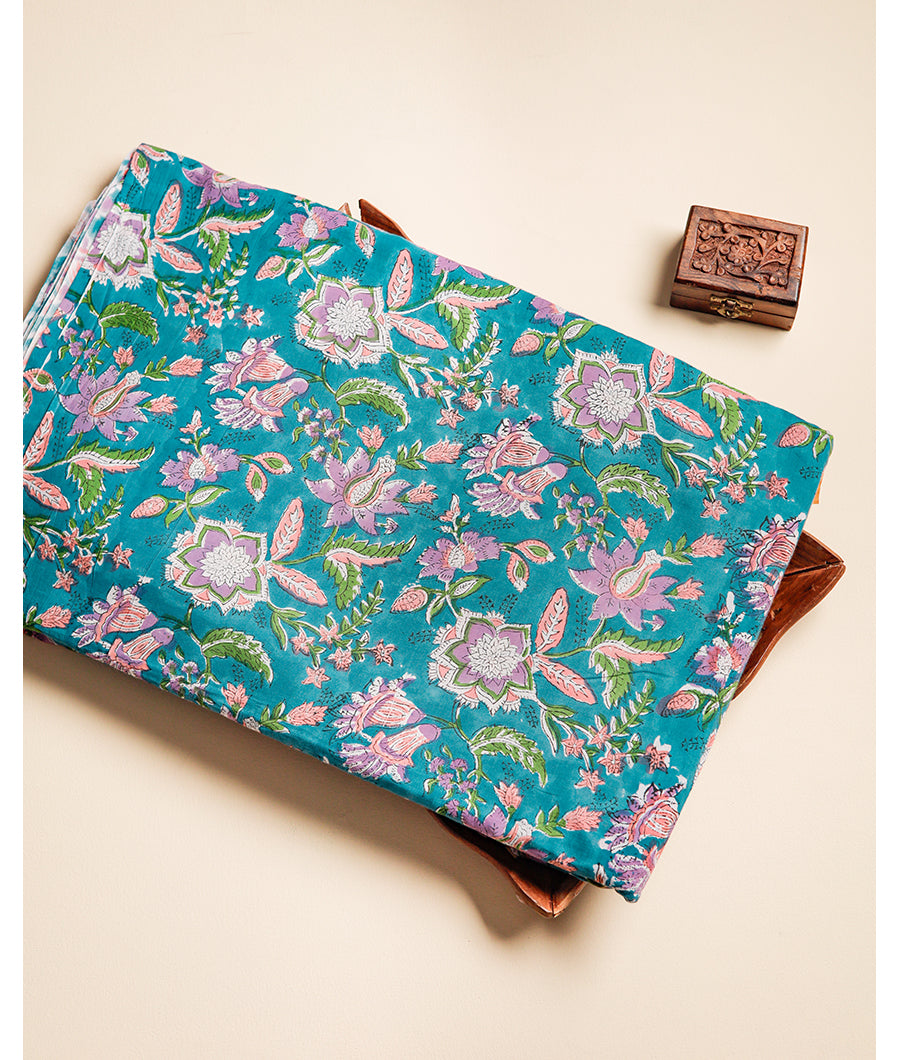 COTTON HANDBLOCK PRINTED FABRIC