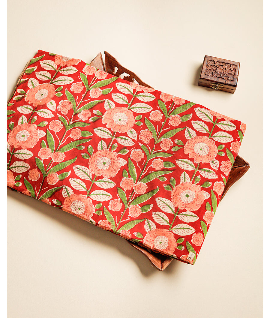 COTTON HANDBLOCK PRINTED FABRIC