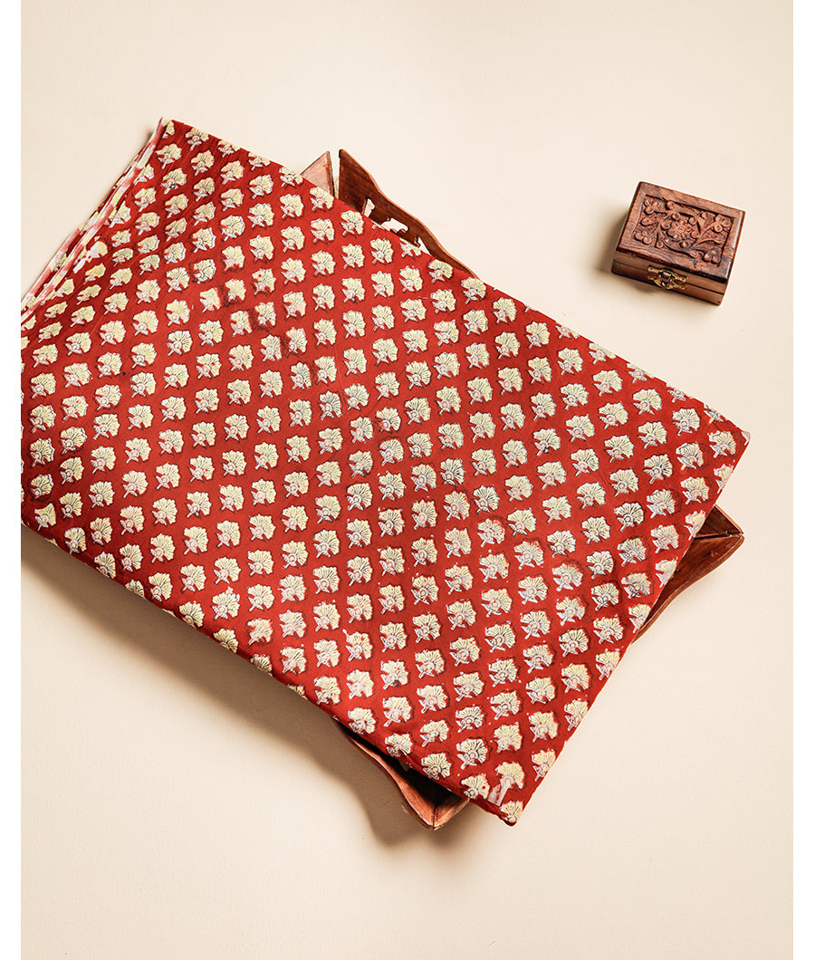 COTTON HANDBLOCK PRINTED FABRIC