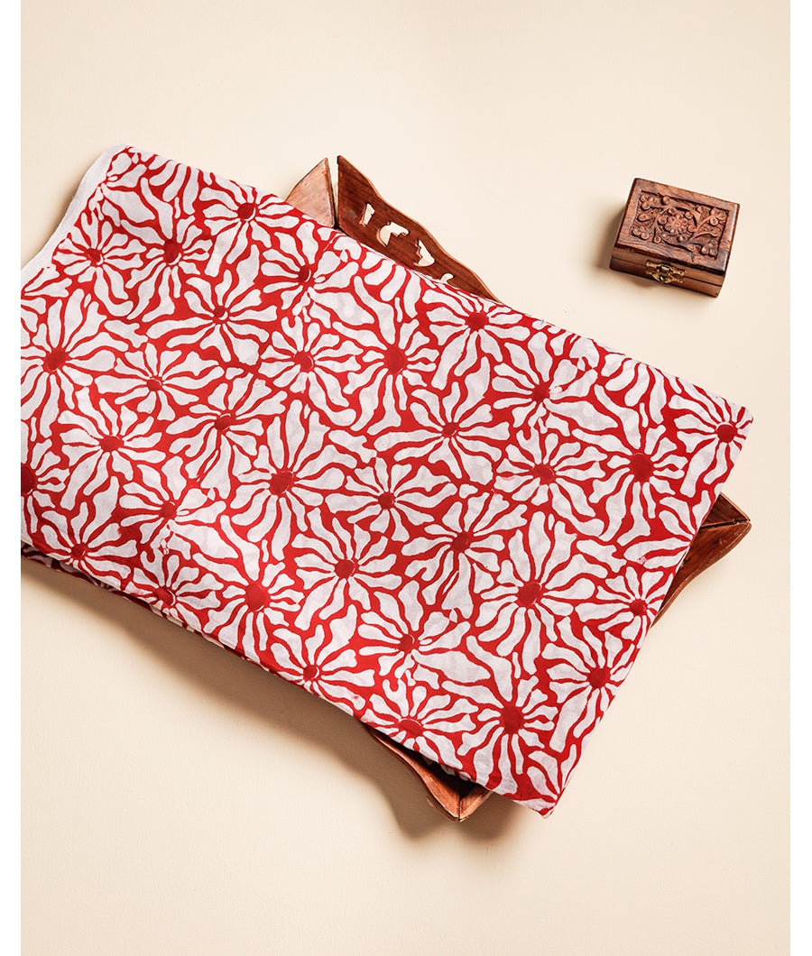 COTTON HANDBLOCK PRINTED FABRIC