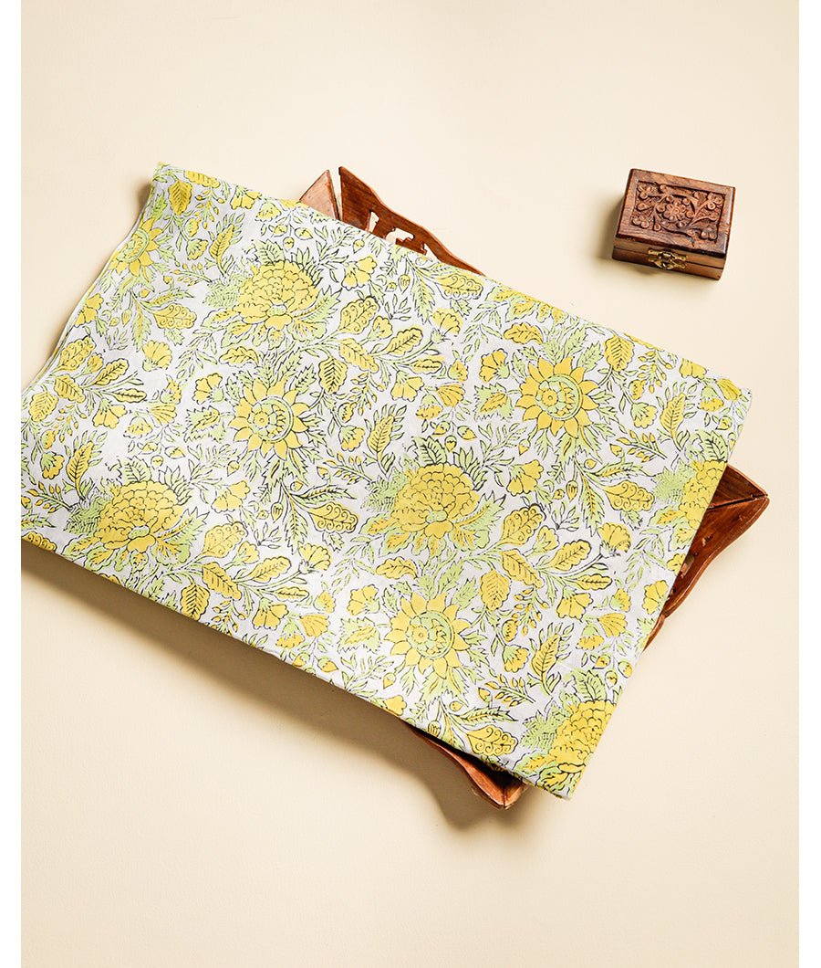 COTTON HANDBLOCK PRINTED FABRIC