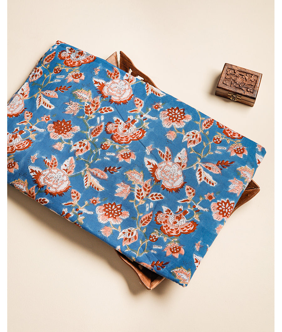 COTTON HANDBLOCK PRINTED FABRIC