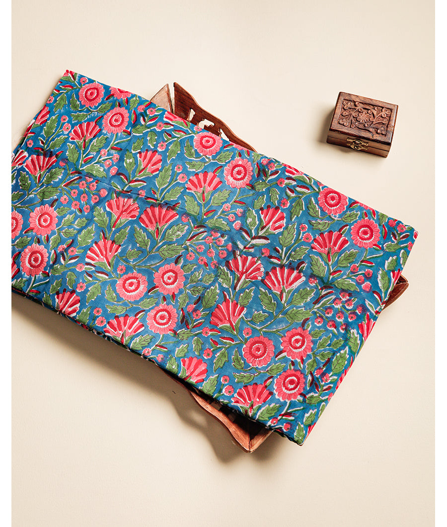 COTTON HANDBLOCK PRINTED FABRIC
