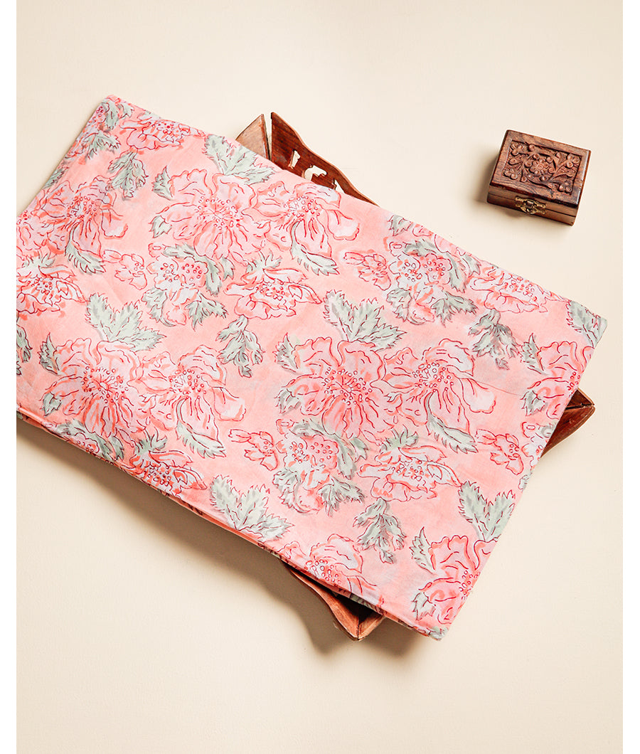 COTTON HANDBLOCK PRINTED FABRIC
