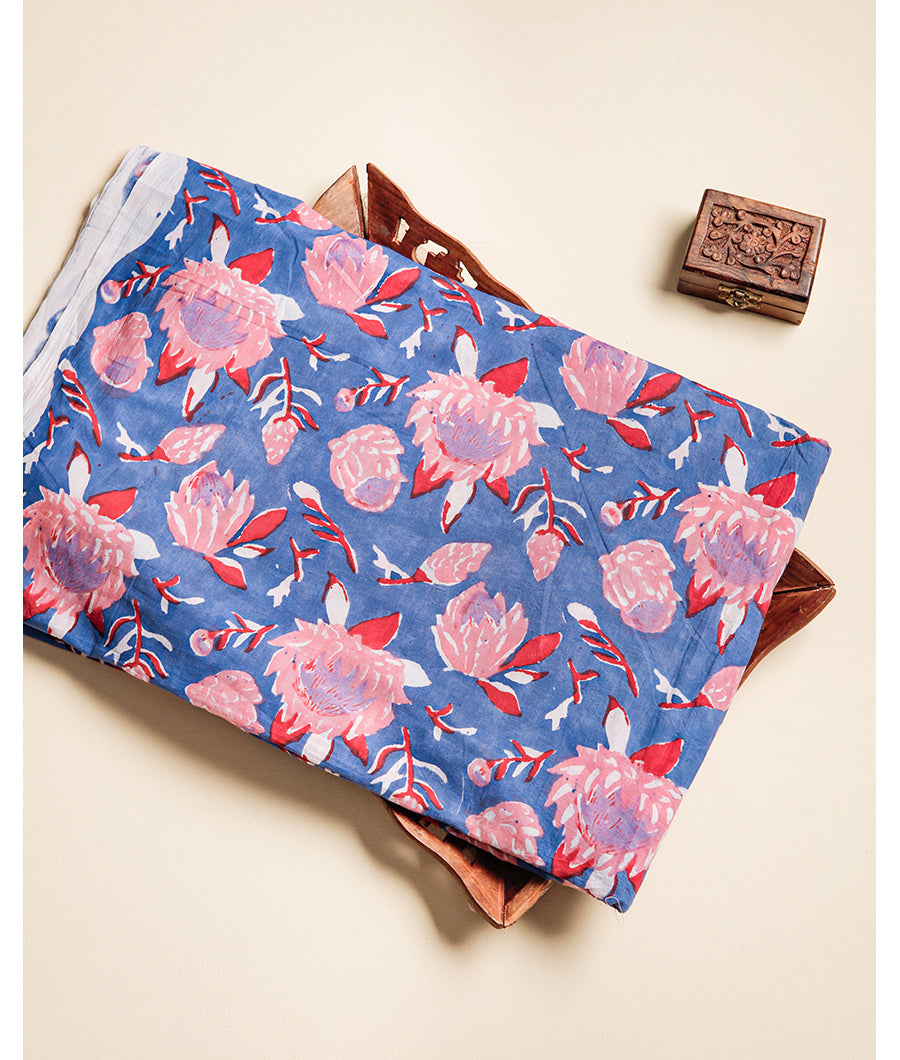 COTTON HANDBLOCK PRINTED FABRIC