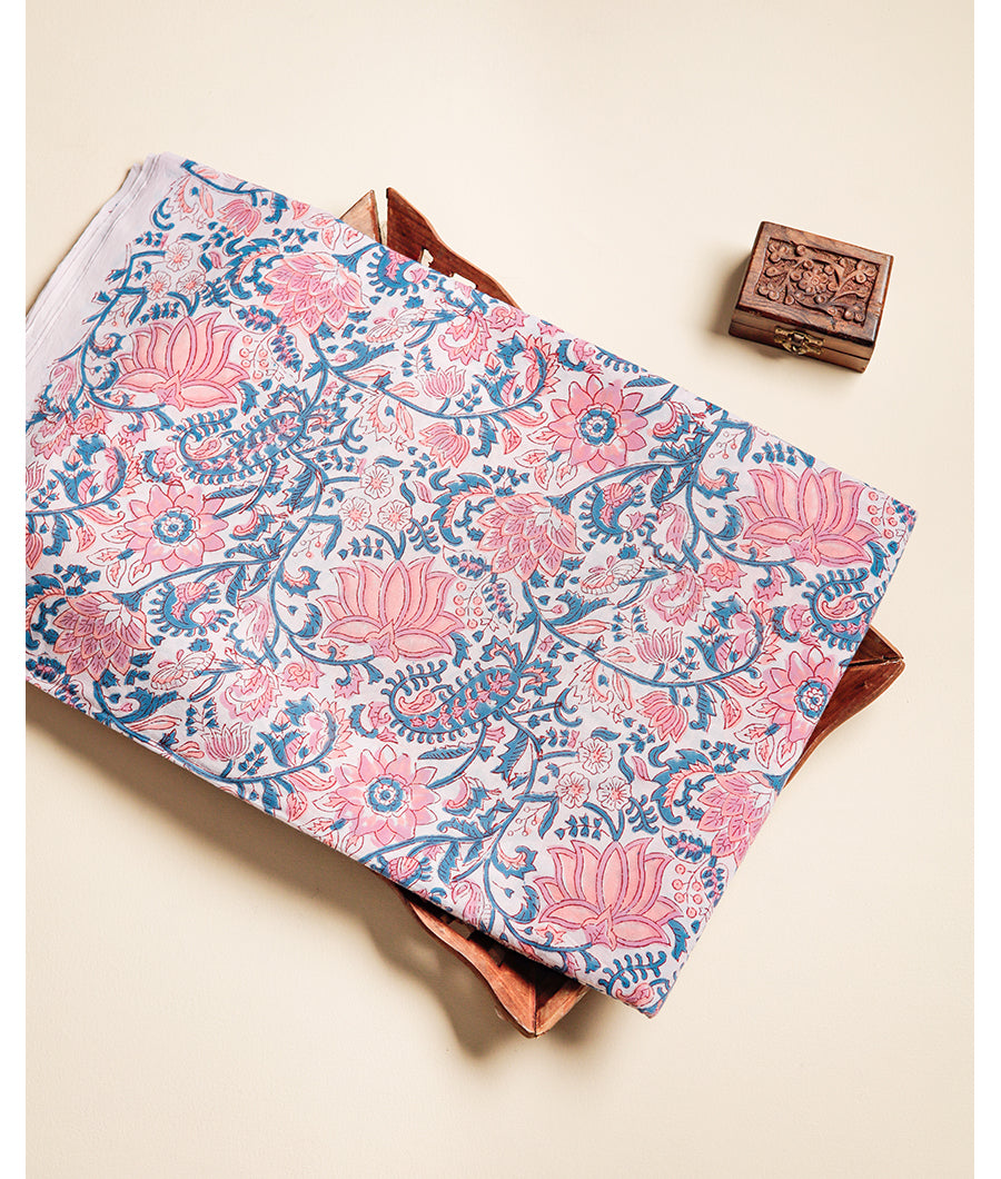 COTTON HANDBLOCK PRINTED FABRIC