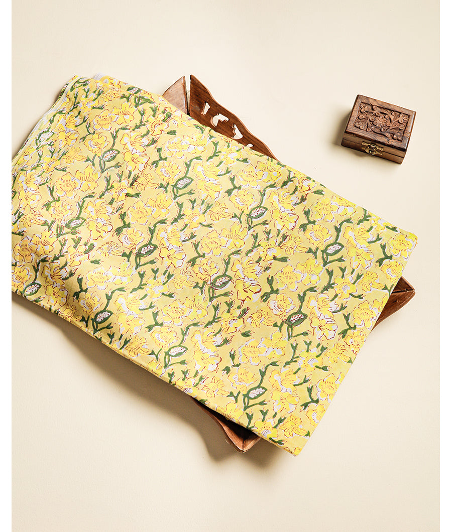 COTTON HANDBLOCK PRINTED FABRIC