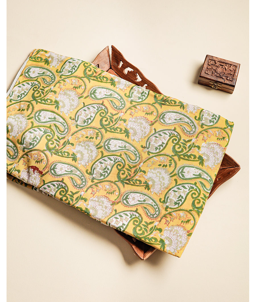 COTTON HANDBLOCK PRINTED FABRIC