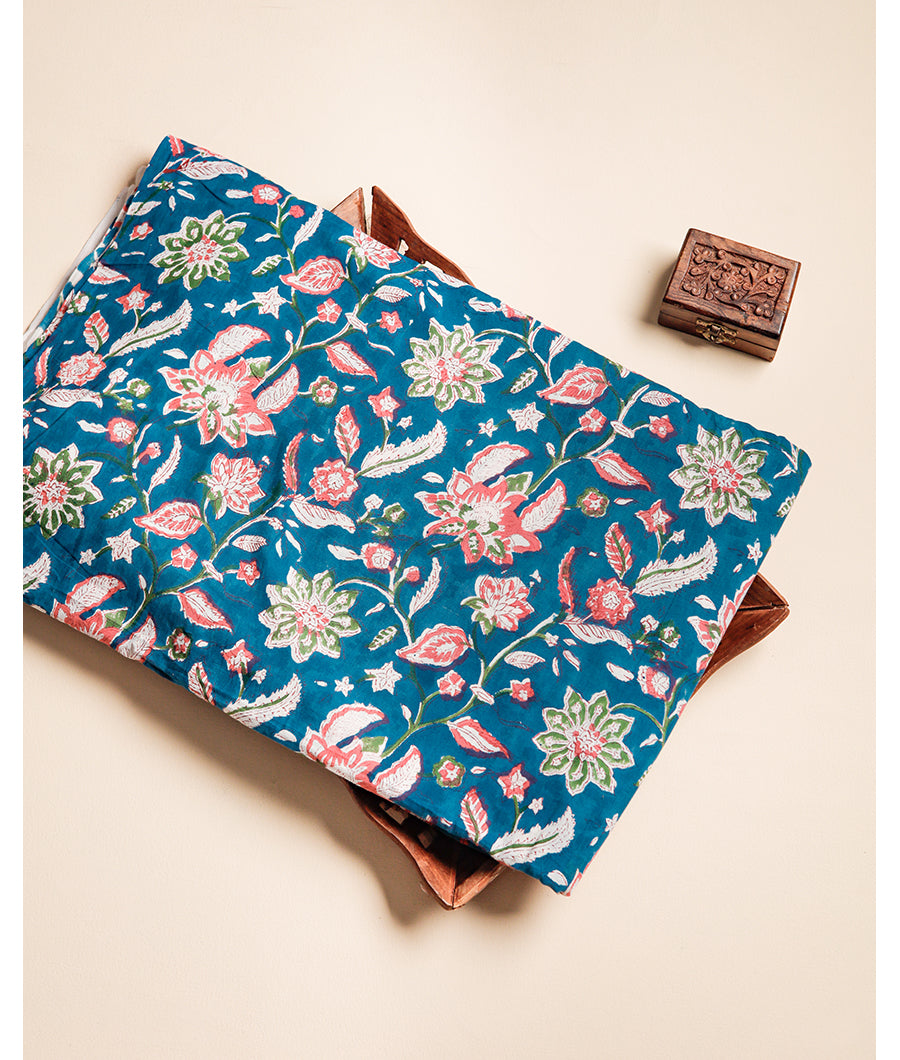 COTTON HANDBLOCK PRINTED FABRIC