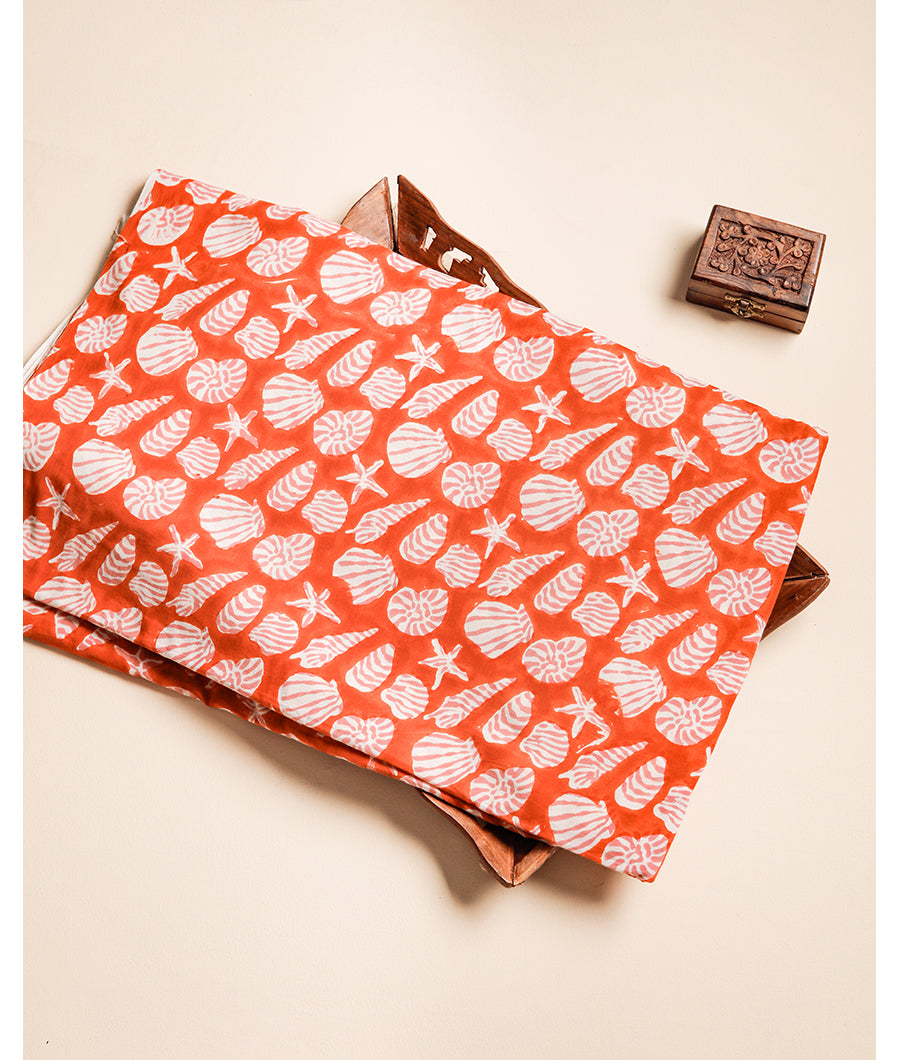 COTTON HANDBLOCK PRINTED FABRIC