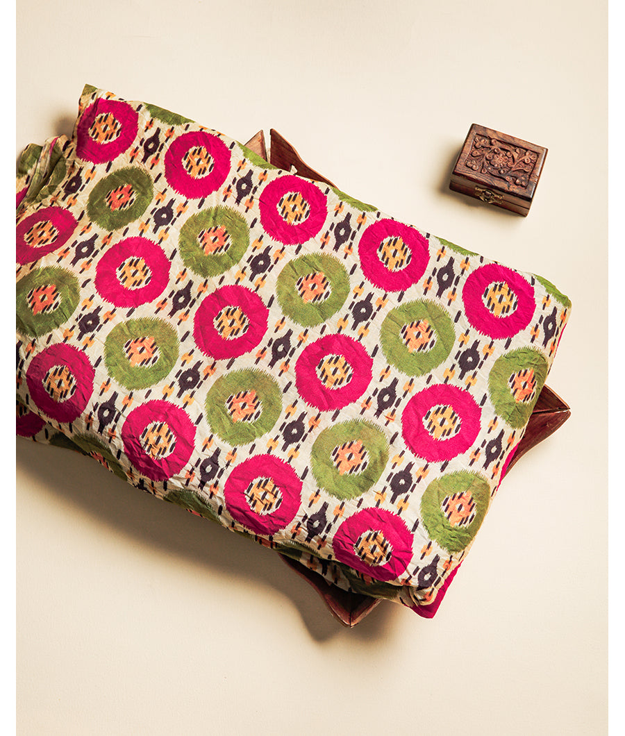 MOGRA CHANDERI PRINTED FABRIC