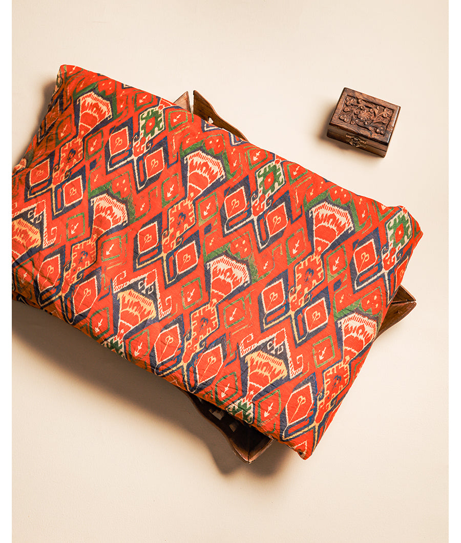 MOGRA CHANDERI PRINTED FABRIC