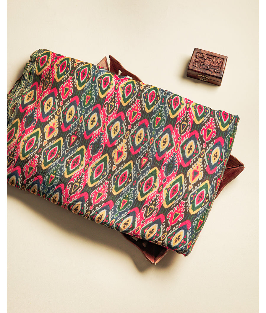 MOGRA CHANDERI PRINTED FABRIC