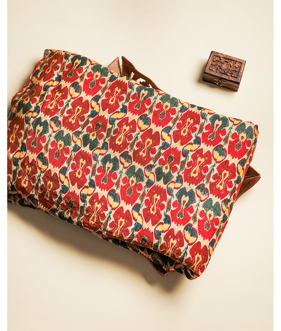 MOGRA CHANDERI PRINTED FABRIC