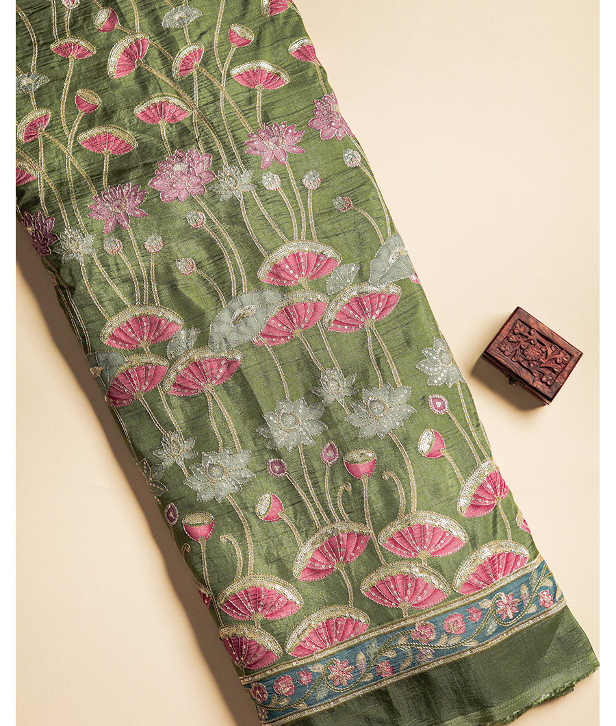 DOLA SILK EMBROIDERY FABRIC