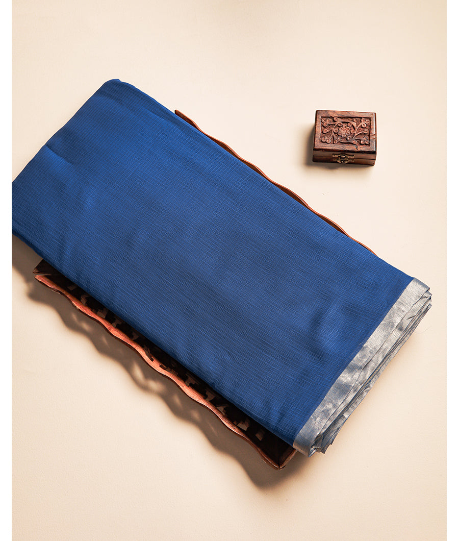 PURE COTTON KOTA WITH ZARI BORDER FABRIC