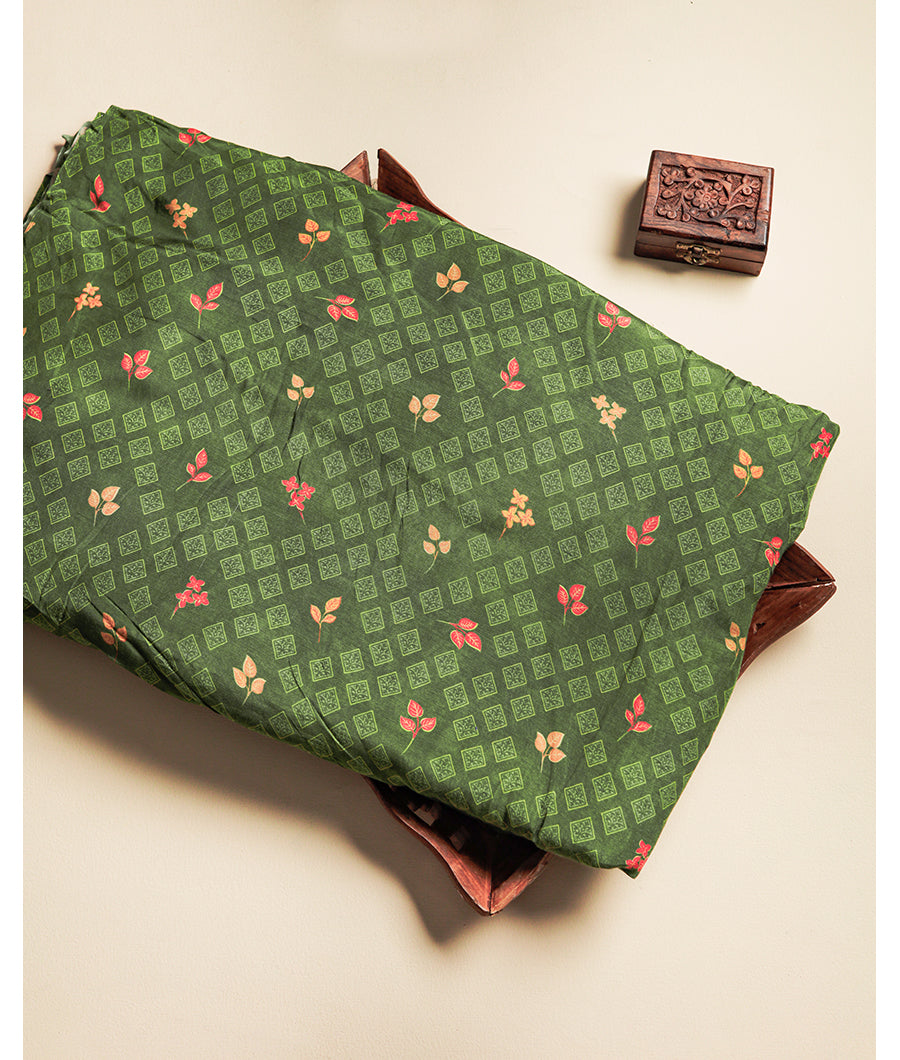 MUSLIN SILK PRINTED FABRIC