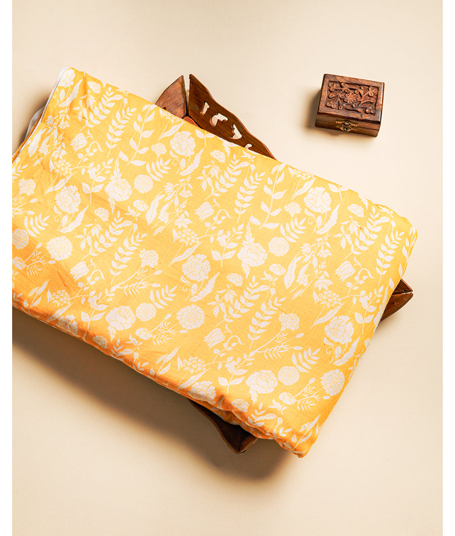 SEMI LINEN PRINTED FABRIC
