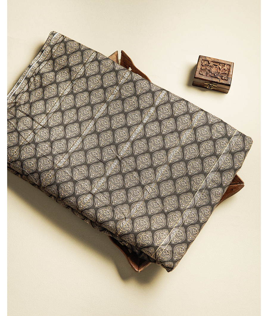 CHANDERI LUREX PRINTED FABRIC