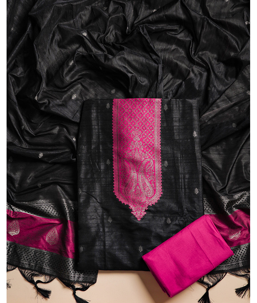 BANARASI RAW SILK BROCADE SUIT SET